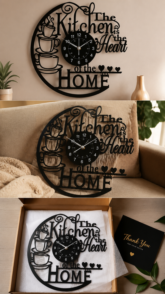 KritzCribs™ UmuziClock – “Heart of the Home” Wall Clock
