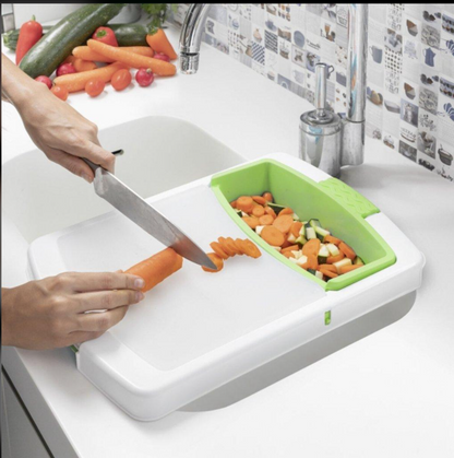 KritzCribs™ Chop & Drain™ | Multifunctional Chopping Board